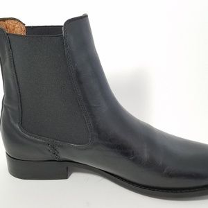 FRYE Melissa Chelsea Black Leather Short boot